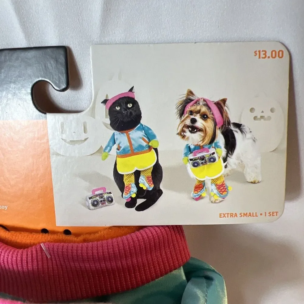 Retro Skater Pet Costume Hyde and Eek XSmall XS Cute New Dog Cat Halloween‎